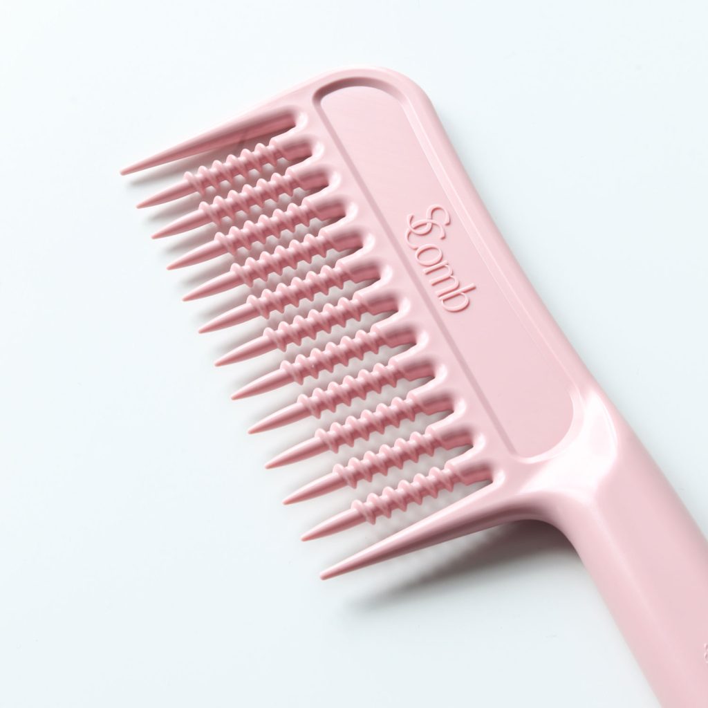 SComb Super-Elite 2 In 1 Detangler Comb - Pink/Pink