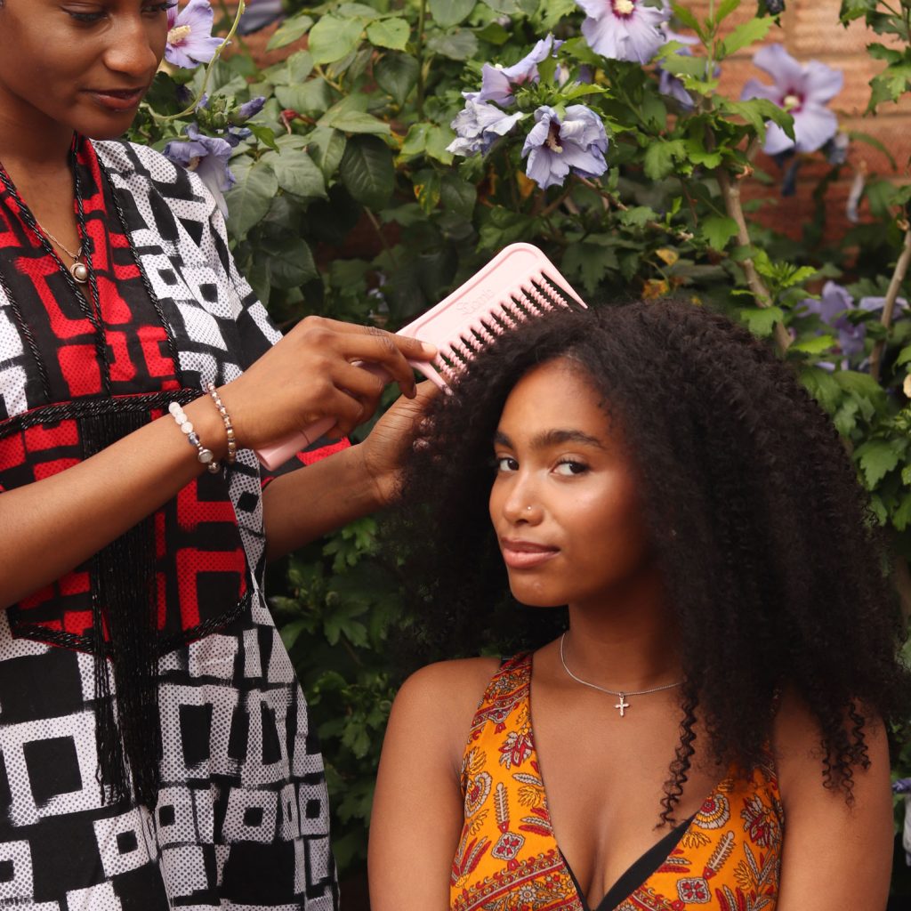 SComb Super-Elite 2 In 1 Detangler Comb - Pink/Pink