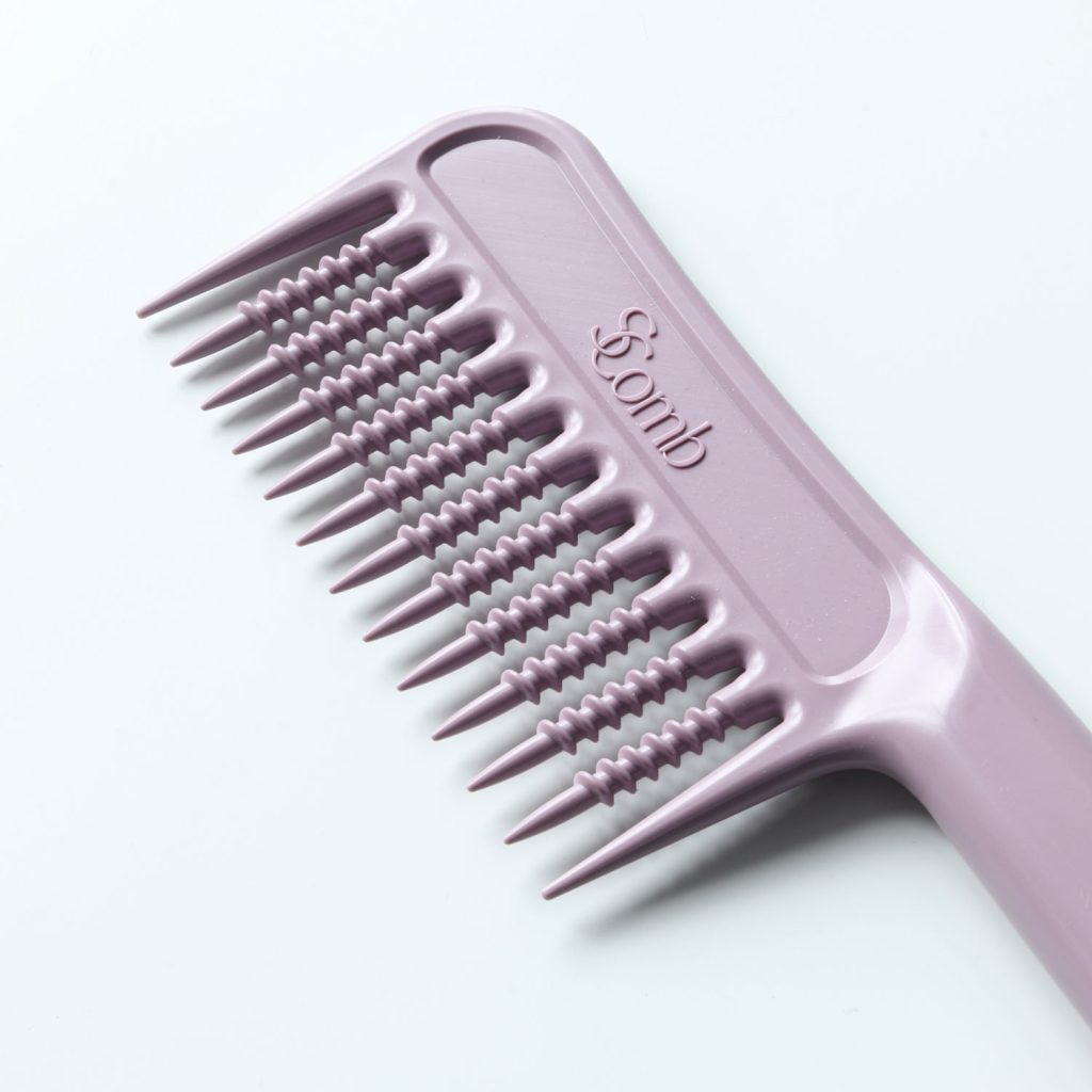 SComb Super-Elite 2 In 1 Detangler Comb - Violet/Black