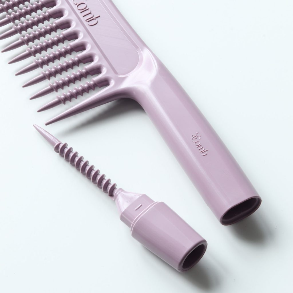 SComb Super-Elite 2 In 1 Detangler Comb - Violet/Violet